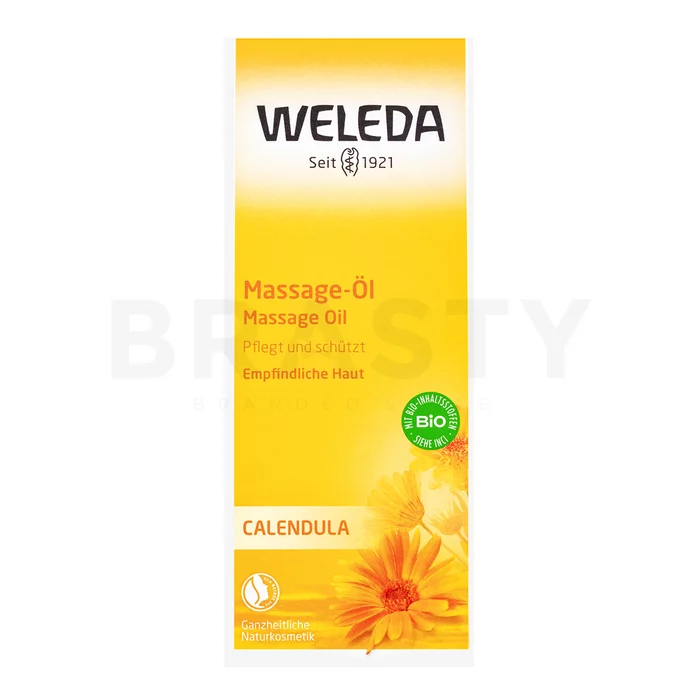 Weleda Calendula Massage Oil massageolie voor de gevoelige huid 100 ml