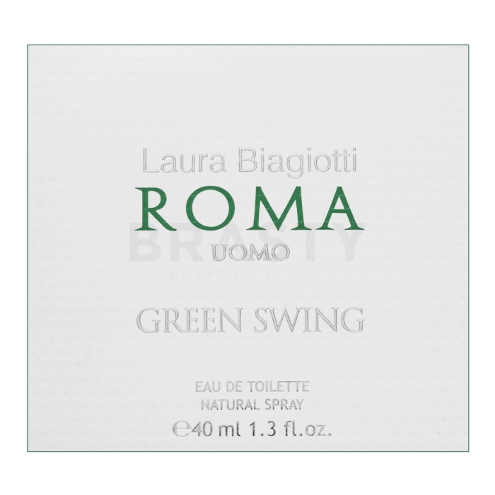 Laura Biagiotti Roma Uomo Green Swing Eau de Toilette férfiaknak 40 ml