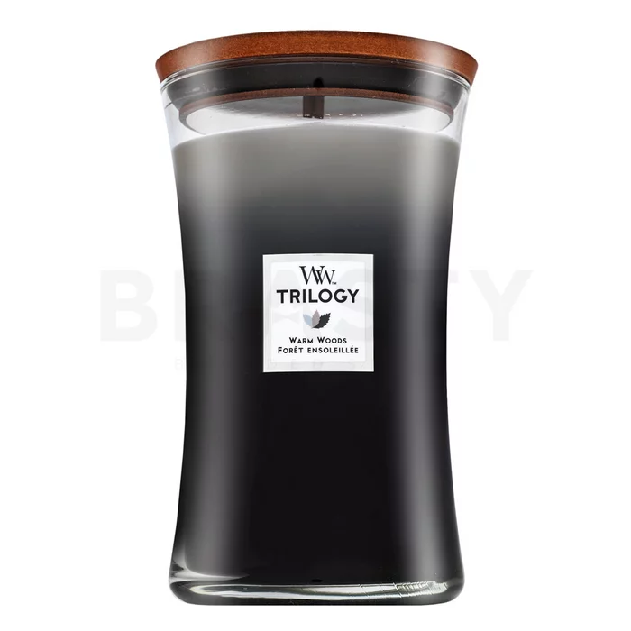 Woodwick Trilogy Warm Woods Duftkerze 610 g