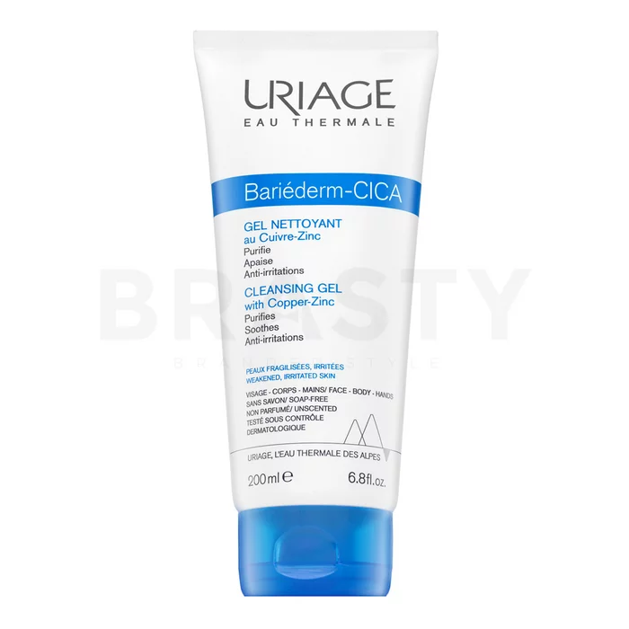 Uriage Bariederm Repairing Cica-cream With Cu-Zn oczyszczający żel do twarzy 200 ml
