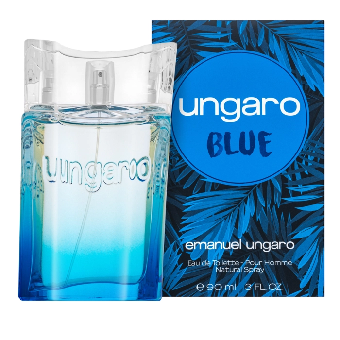 Emanuel Ungaro Blue Eau de Toilette férfiaknak 90 ml