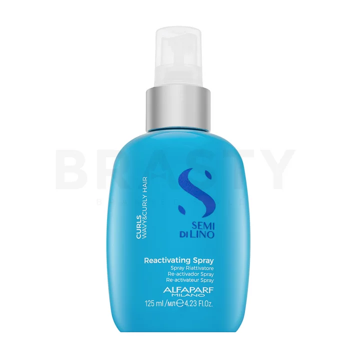 Alfaparf Milano Semi Di Lino Curls Reactivating Spray spray pentru styling pentru luciu parului ondulat si cret 125 ml