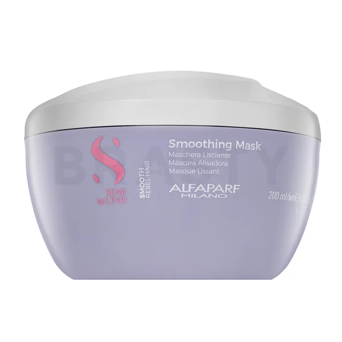 Alfaparf Milano Semi Di Lino Smooth Smoothing Mask uhladzujúca mask pre hrubé a nepoddajné vlasy 200 ml