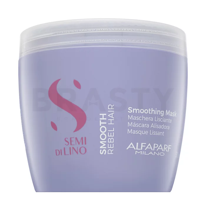 Alfaparf Milano Semi Di Lino Smooth Smoothing Mask maska wygładzająca do włosów grubych i trudnych do ułożenia 500 ml