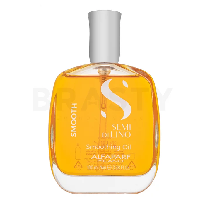 Alfaparf Milano Semi Di Lino Smooth Smoothing Oil Aceite alisador Para cabellos ásperos y rebeldes 100 ml