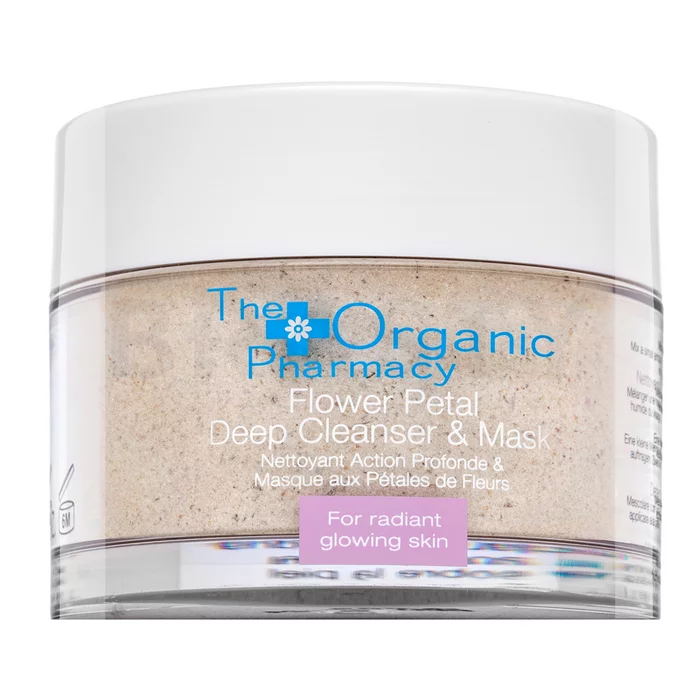 The Organic Pharmacy Flower Petal Deep Cleanser & Exfoliating Mask mască de curățare 60 g