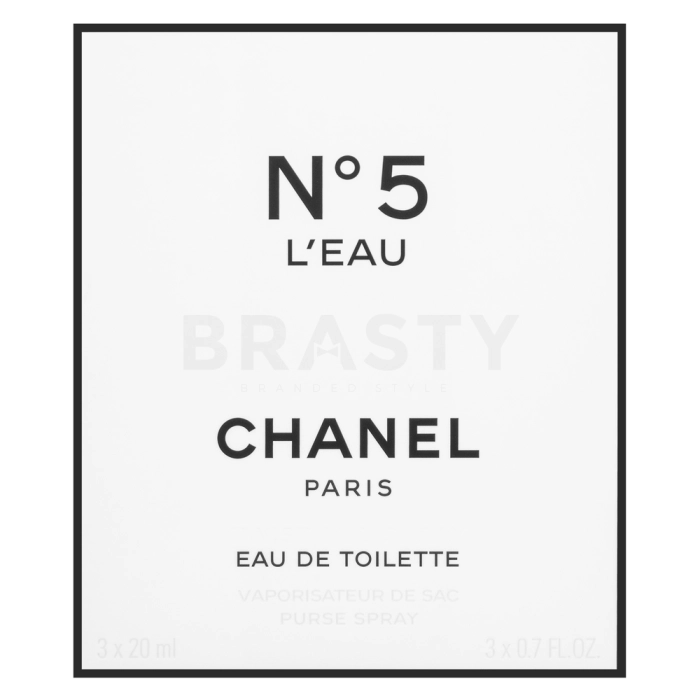 Chanel No.5 L'Eau - Twist and Spray woda toaletowa dla kobiet 3 x 20 ml