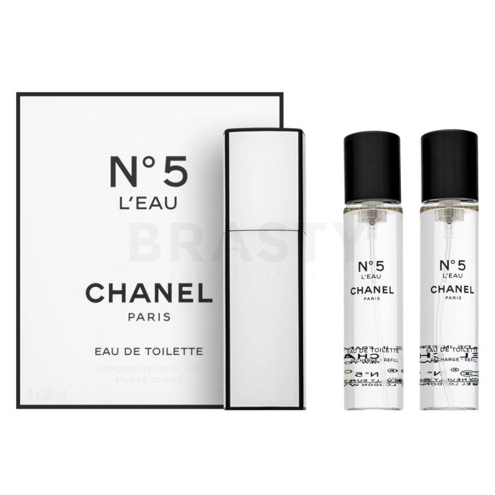 Chanel No.5 L'Eau - Twist and Spray woda toaletowa dla kobiet 3 x 20 ml