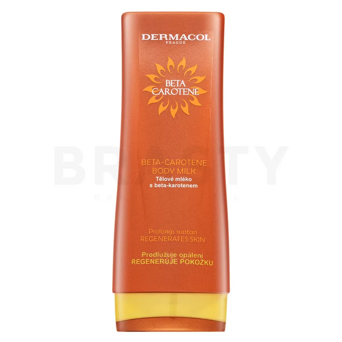 Dermacol Beta Carotene Body Milk krem do ciała służący przedłużeniu opalenizny 200 ml