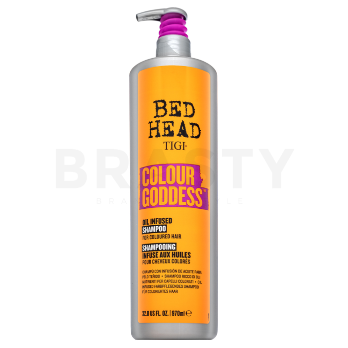 Tigi Bed Head Colour Goddess Oil Infused Shampoo szampon do włosów farbowanych 970 ml