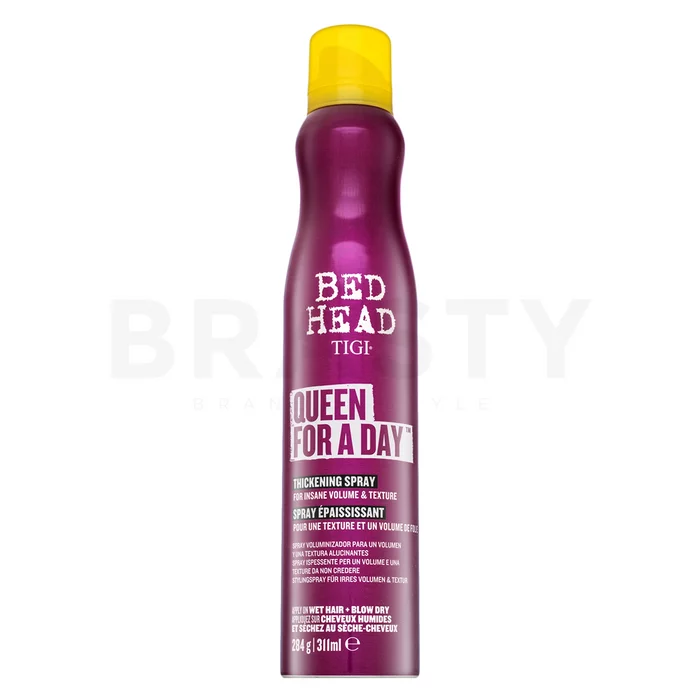 Tigi Bed Head Queen for a Day Thickening Spray Spray per lo styling per volume e rafforzamento dei capelli 311 ml