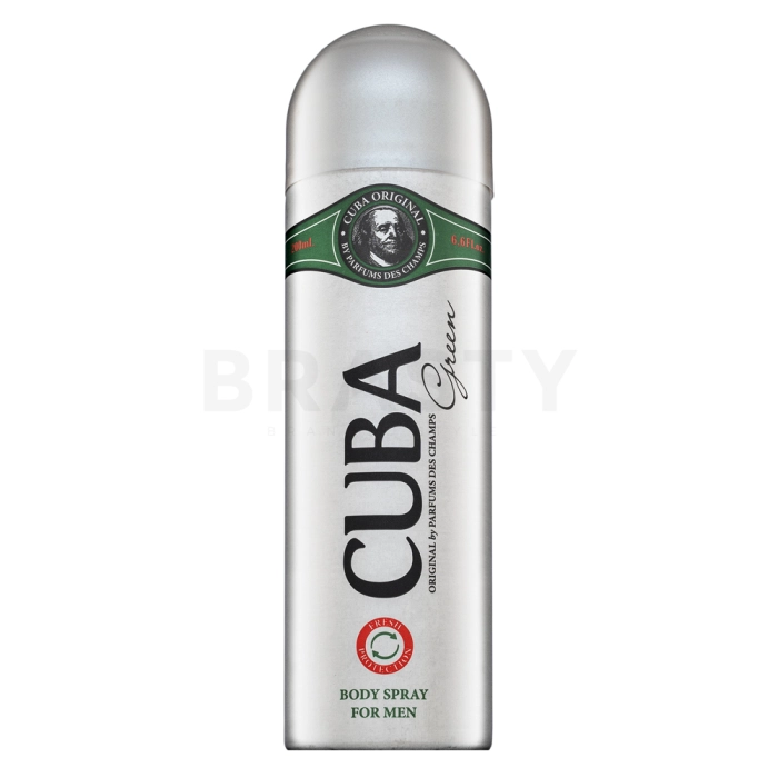 Cuba Green testápoló spray férfiaknak 200 ml