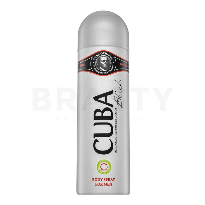 Cuba Black spray per il corpo da uomo 200 ml