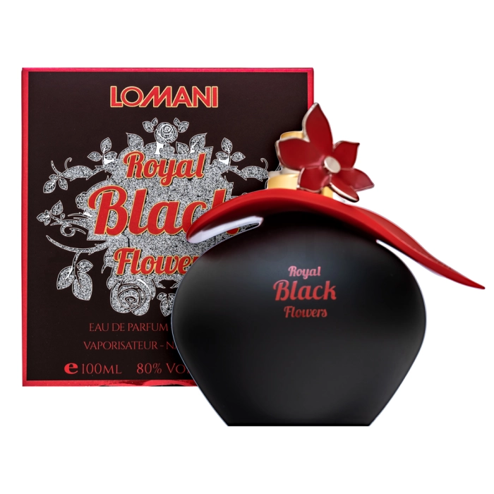 Lomani Royal Black Flowers Eau de Parfum nőknek 100 ml
