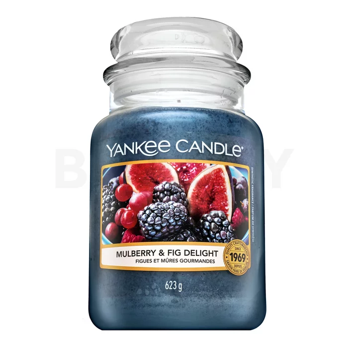 Yankee Candle Mulberry & Fig Delight lumânare parfumată 623 g