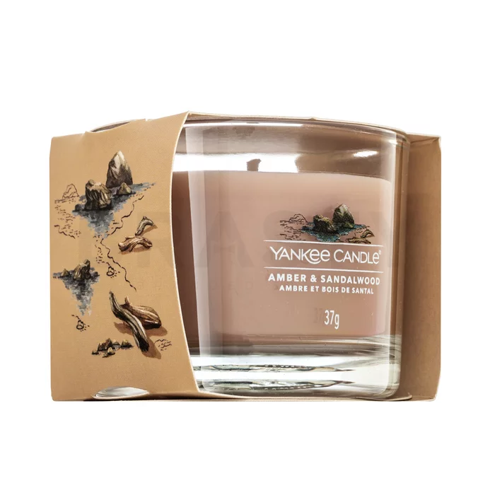 Yankee Candle Amber & Sandalwood Votivkerze 37 g