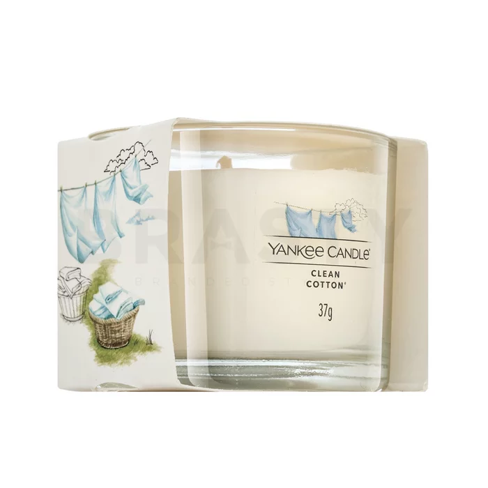 Yankee Candle Clean Cotton candela votiva 37 g