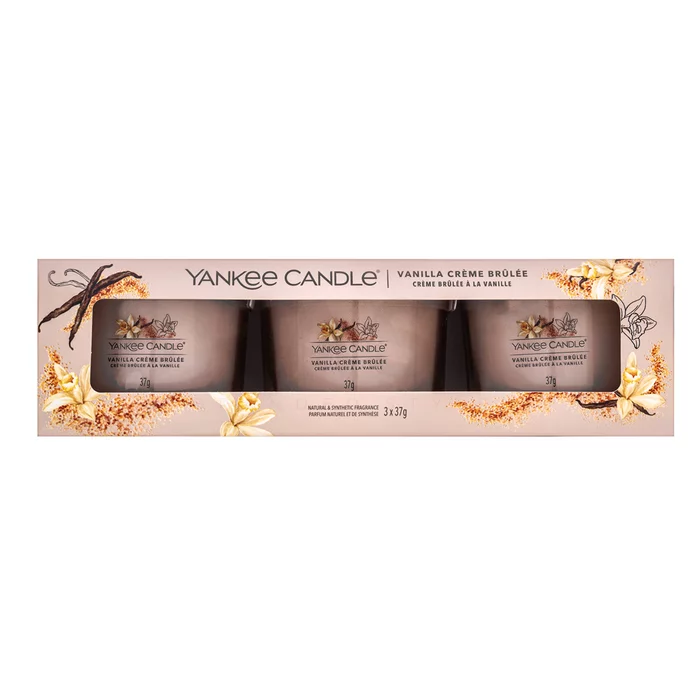 Yankee Candle Vanilla Creme Brulee 3 x 37 g