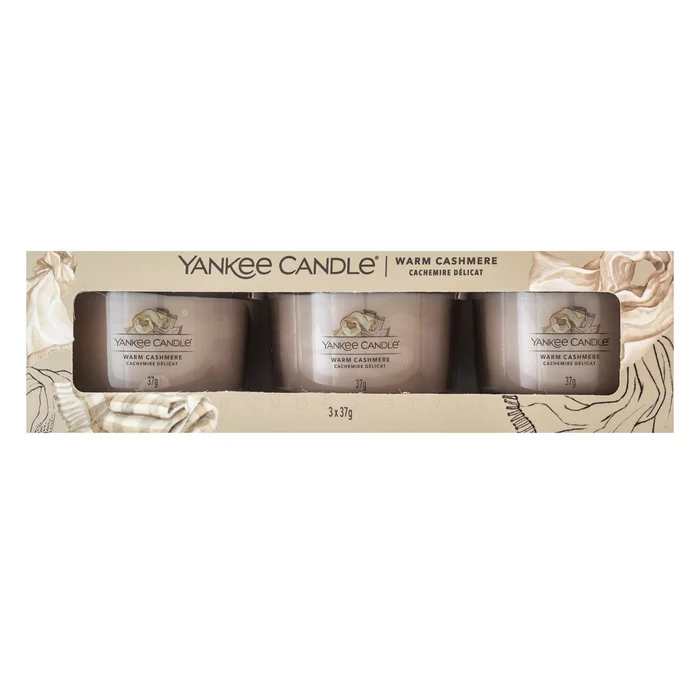 Yankee Candle Warm Cashmere bougie votive 3 x 37 g