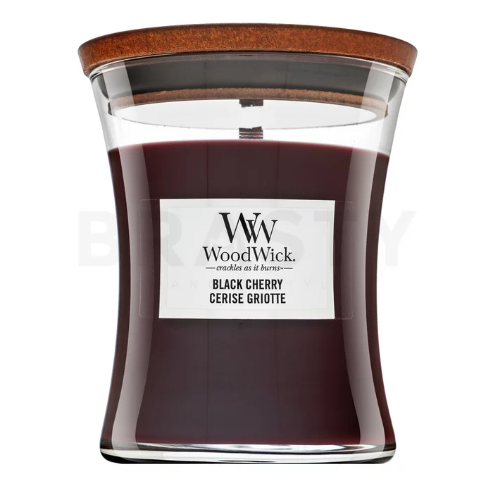 Woodwick Black Cherry ароматна свещ 275 g