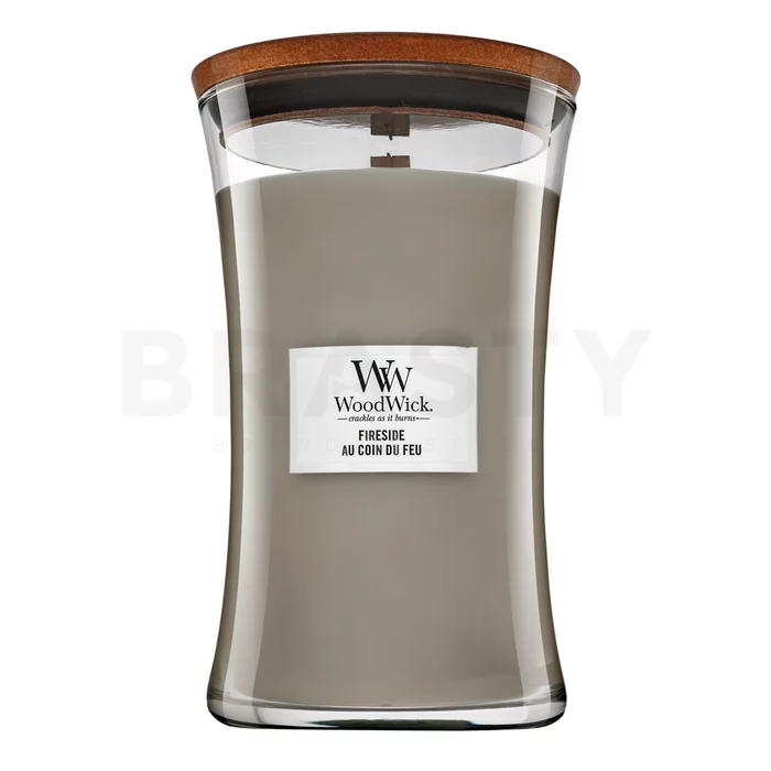 Woodwick Fireside ароматна свещ 610 g