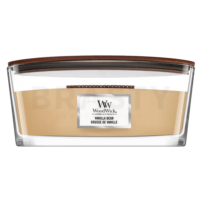 Woodwick Vanilla Bean candela profumata 453,6 g