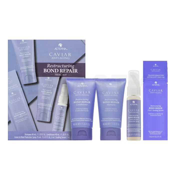 Alterna Caviar Anti-Aging Bond Repair Restructuring Trial Kit Set für trockenes und geschädigtes Haar