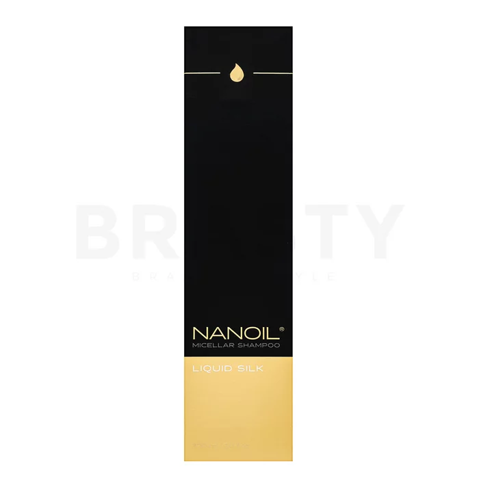 Nanoil Micellar Shampoo Liquid Silk čistiaci šampón pre hebkosť a lesk vlasov 300 ml