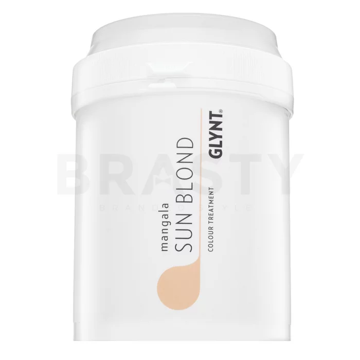 Glynt Mangala voedend masker met kleurpigmenten om warme blonde haartinten te doen herleven Sun Blond 1000 ml