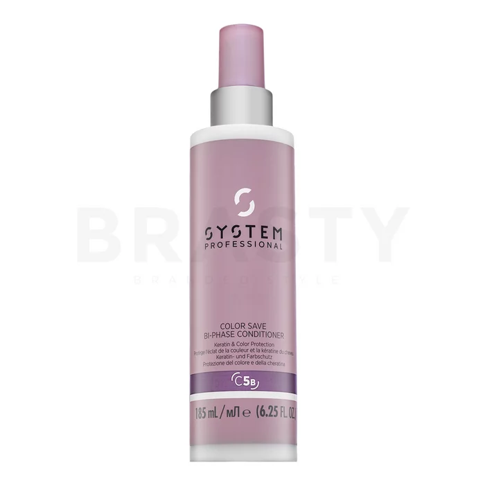 System Professional Color Save Bi-Phase Conditioner balsam fără clatire pentru păr vopsit 185 ml