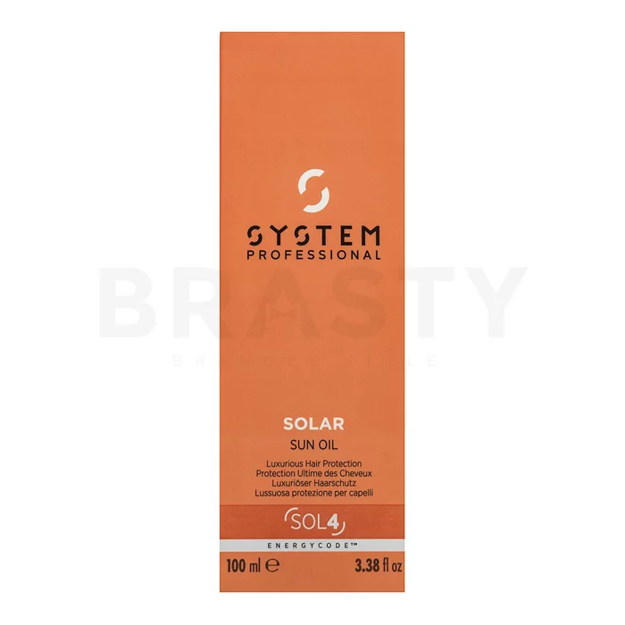 System Professional Solar Sun Oil ochranný olej pro vlasy namáhané sluncem 100 ml