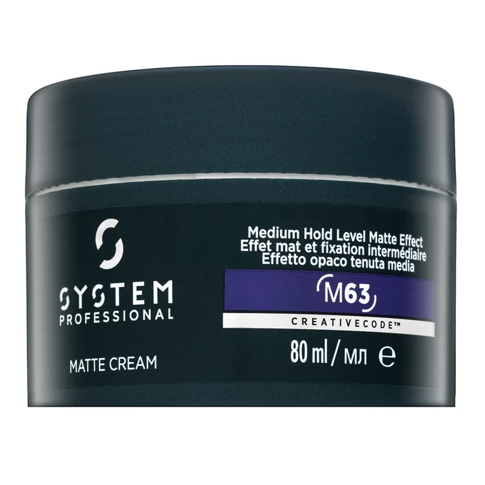 System Professional Man Matte Cream krema za oblikovanje za mat učinek 80 ml