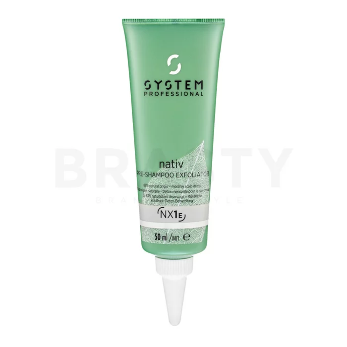 System Professional Nativ Pre-Shampoo Exfoliator před-šamponová péče pro stimulaci vlasové pokožky 50 ml