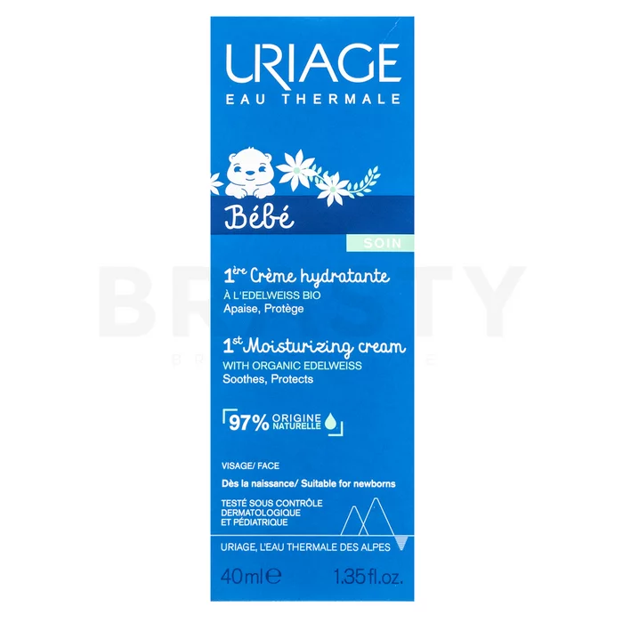 Uriage Bébé cremă hidratantă 1st Moisturizing Cream with Organic Edelweiss 40 ml