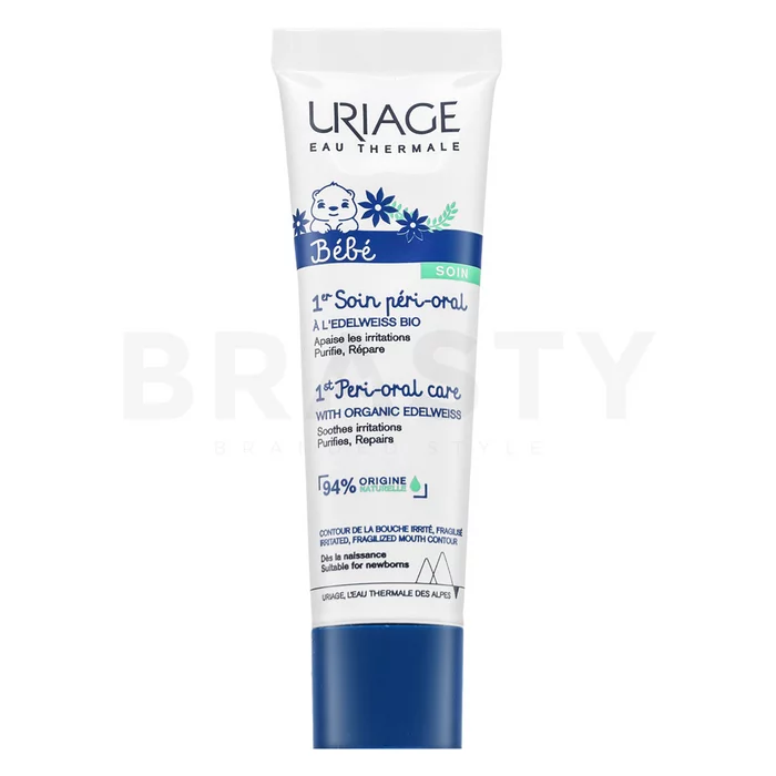 Uriage Bébé Reparaturcreme gegen Irritationen um den Mund 1st Peri-Oral Care with Organic Edelweiss 30 ml