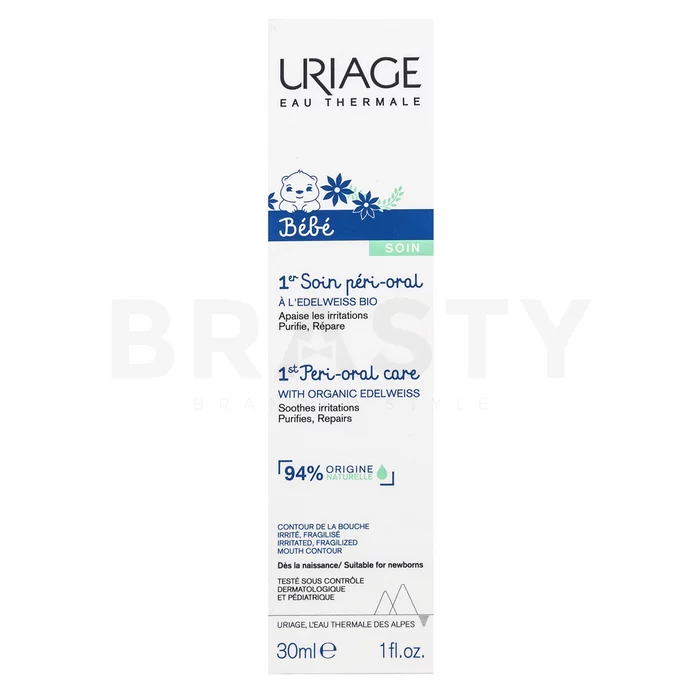 Uriage Bébé Reparaturcreme gegen Irritationen um den Mund 1st Peri-Oral Care with Organic Edelweiss 30 ml