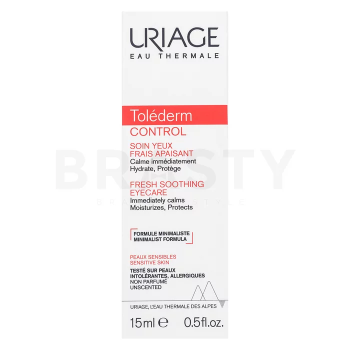 Uriage Toléderm Fresh Soothing Eyecare vochtinbrengende oogcrème om de huid te kalmeren 15 ml