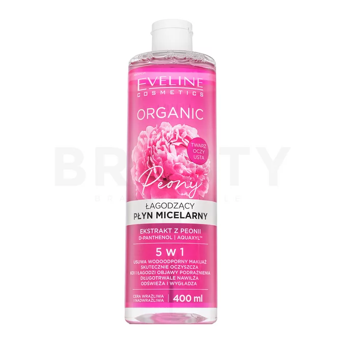 Eveline Organic Peony płyn micelarny do demakijażu do wszystkich typów skóry 400 ml