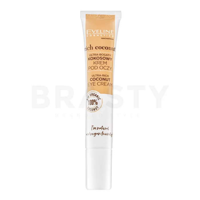 Eveline Rich Coconut Ultra Rich Coconut Eye Cream cremă pentru ochi pentru toate tipurile de piele 20 ml