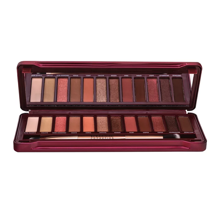 Eveline Ruby Glamour Palette paleta sjenila 12 g