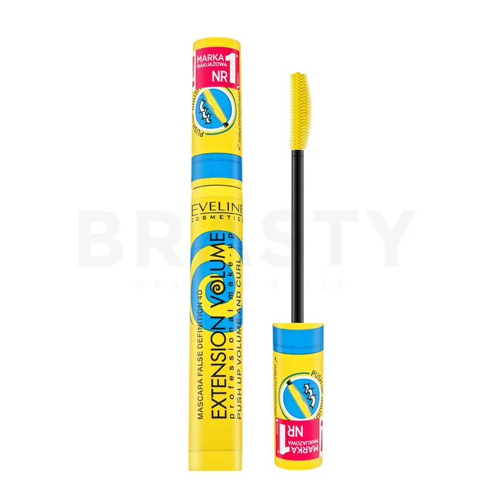 Eveline Volume Extension Push Up Volume & Curl Wimperntusche für verlängerte und geschwungene Wimpern 10 ml