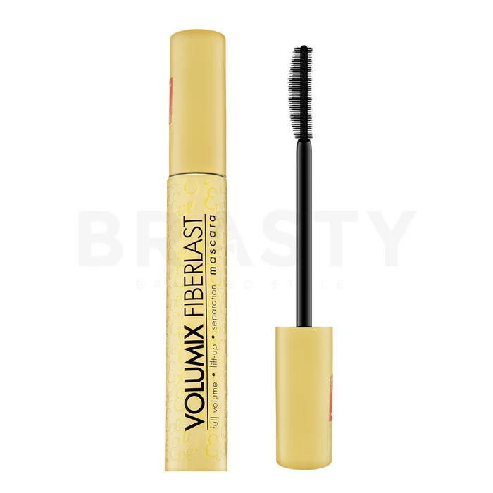 Eveline Volumix Fiberlast Full Volume Mascara Wimperntusche für verlängerte Wimpern und Volumen Black 10 ml