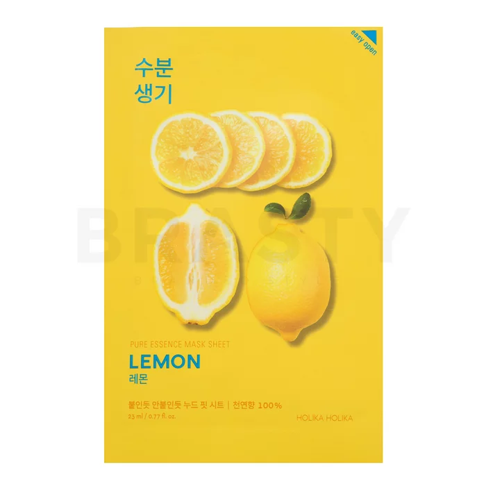 Holika Holika linnen masker Pure Essence Mask Sheet Lemon 23 g