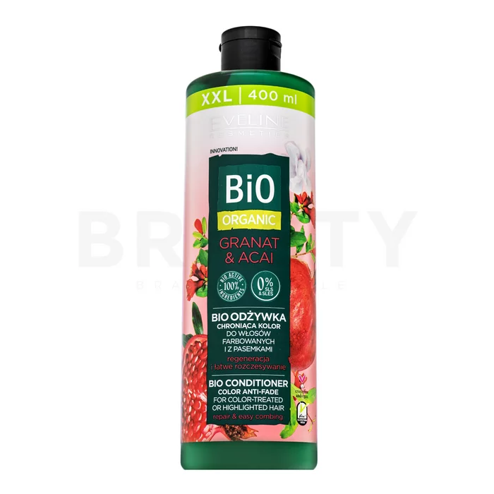 Eveline Bio Organic Granat & Acai Bio Conditioner tápláló kondicionáló festett hajra 400 ml