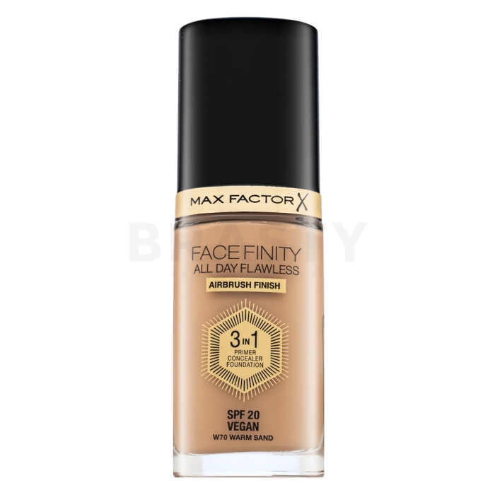 Max Factor Facefinity All Day Flawless Flexi-Hold 3in1 Primer Concealer Foundation SPF20 vloeibare make-up 3v1 70 30 ml