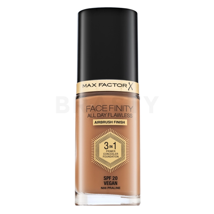 Max Factor Facefinity All Day Flawless Flexi-Hold 3in1 Primer Concealer Foundation SPF20 vloeibare make-up 3v1 88 30 ml