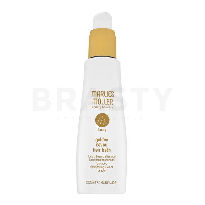Marlies Möller Luxury Golden Caviar Hair Bath erősítő sampon sérült hajra 200 ml