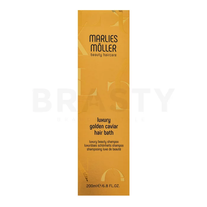 Marlies Möller Luxury Golden Caviar Hair Bath erősítő sampon sérült hajra 200 ml
