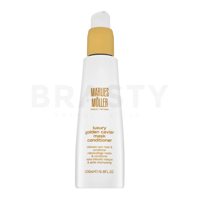 Marlies Möller Luxury Golden Caviar Mask Conditioner erősítő kondicionáló sérült hajra 200 ml