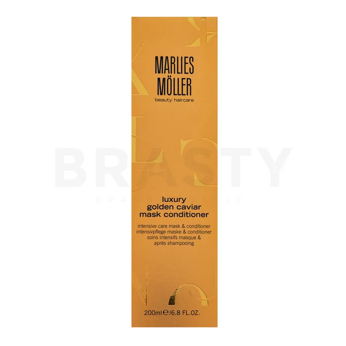 Marlies Möller Luxury Golden Caviar Mask Conditioner erősítő kondicionáló sérült hajra 200 ml